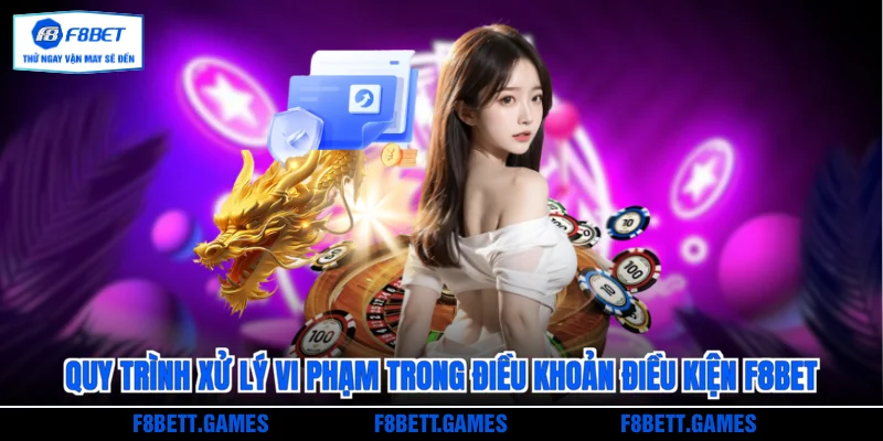 Quy trình xử lý vi phạm trong điều khoản điều kiện F8BET