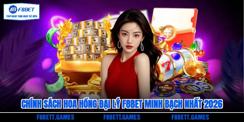 Chính sách hoa hồng đại lý F8BET minh bạch nhất 2026