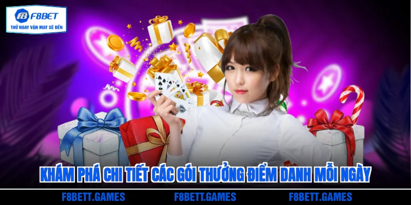 Khám phá chi tiết các gói thưởng điểm danh mỗi ngày